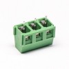 3-poliger Schraubklemmenstecker Grün Vertikaler Typ Durchgangsbohrung für Leiterplatte