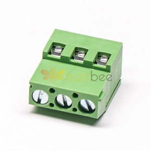 3 pins Screw Terminal Conectors PCB Mount Screw Clamping Straight