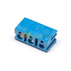 PCB الأزرق محطه كتله مستقيم 3pin موصل ل PCB