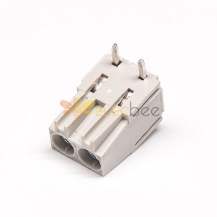 PCB Screw Terminal Block Connector Angled 2pin for PCB Mount