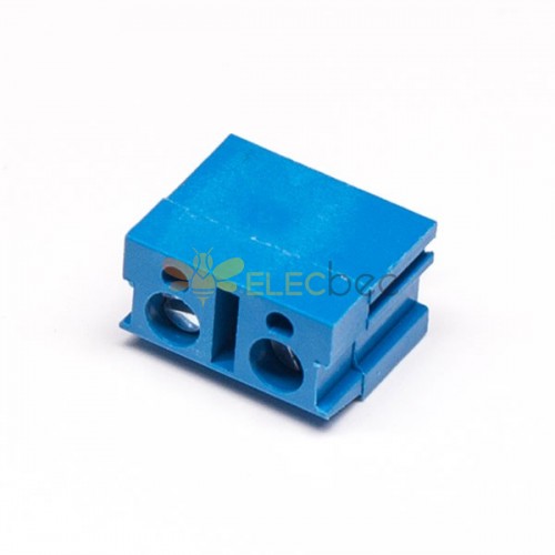 2 芯 快速接线端子直式蓝色16A电流直式插PCB板
