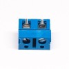 Screw Terminal Block PCB Straight Blue Connector for PCB Mount