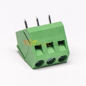 PCB Yeşil Konektör Dikey Tip 3 pimli Vidalı Terminal