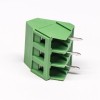 Schraubklemme für LEITERplatte Grün Stecker Vertikal Typ 3 Pin