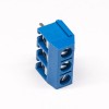 Terminal Block Connector Straight Blue pour PCB Mount 3pin Through Hole