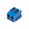 Terminal Block Connectors 2pin Straight Blue Screw Type for PCB Mount