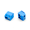 藍色2p端子直式藍色螺釘式插PCB板安裝