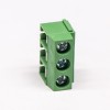 PCB接线端子绿色3排螺钉式3芯压线端子