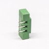 3 pin Terminal Block Connector Right Angle with 2 Screw Hole Green Pluggable Connector