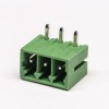 Bloque de terminales de 3 pines Green PCB Connector Plug Headers