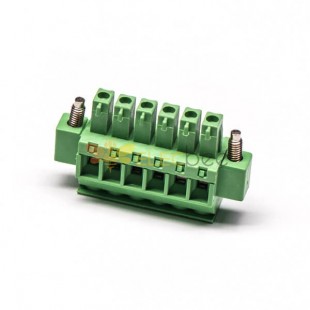 Green Screw Terminal Connector Straight Clamp Type Pluggable Connector