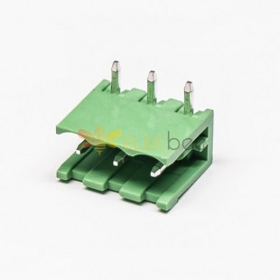 PCB Terminal Block Connector 3pin Right Angle Cabeçalhos Pluggable