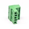 Plug-in Screw PCB Terminal Block 3pin Socket Right Angled Green Connector