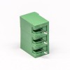 Terminal Block Plug Socket 3pin Straight Through Hole Conector enchufable verde