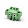 Terminal Block Pluggable Clamp Type to Screw Terminal Green Cable Connector