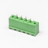 Terminal Block Pluggable Connector Straight Type Green