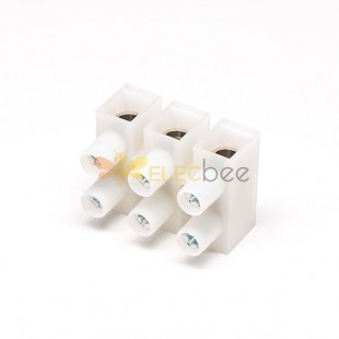 Terminal Connector Strips White 8.00mm Picth Soder Type Cable Connecor