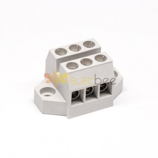Terminal Strips Angled Grey Soder Type Connector pour panel Mount