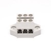 Terminal Strips Angled Grey Soder Type Connector for Panel Mount