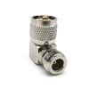 UHF Plug Male to N Jack Female Right Angle Adapter Coaxial Connector 90 Degree Converter