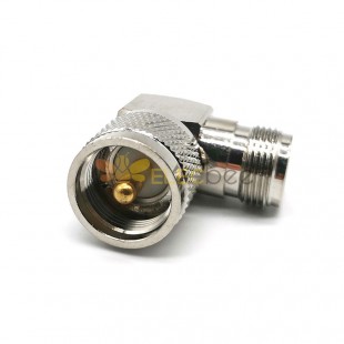 UHF Plug Male to N Jack Female Right Angle Adapter Coaxial Connector 90 Degree Converter