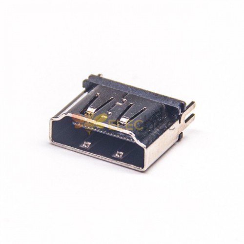 HDMI母座接頭穿孔PCB180度直角PCB