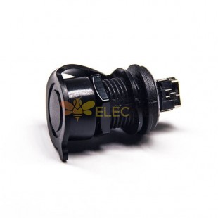 Pin Female Waterproof HDMI Connector Electronic Connectors 19p
