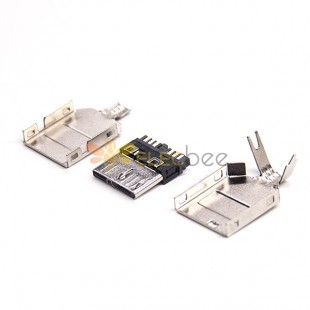 3.0 Micro Usb Connector Male Type 9p with Shell