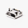 Konnektör Mikro USB 5 Pimli Tip B DIP 7.15 PCB Montajı için 20 adet