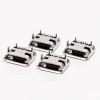 Micro B USB Female Connector 5 Pin SMT Type B Straight for PCB