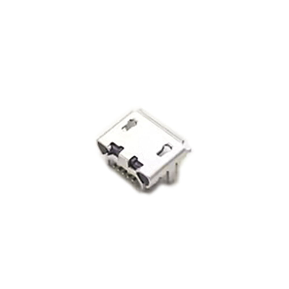 Micro Feminino USB 5 Pin SMT Tipo B 180 Grau para PCB Mount