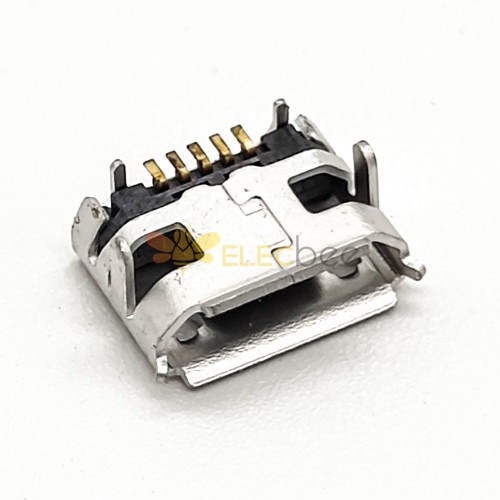 Conector de pinagem fêmea micro USB B tipo SMT para PCB 20 peças