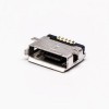 PCB 20pcs için Mikro USB Dişi Konnektör 5 Pimli Tip A Düz SMT