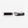 PCB 20pcs için Mikro USB Dişi Konnektör 5 Pimli Tip A Düz SMT