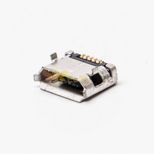 Pinagem fêmea micro USB tipo B SMT DIP tipo 5,65 para montagem de PCB 20 unidades