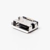Soquete Micro USB Fêmea Tipo A DIP Direto Através do Orifício 20 unidades
