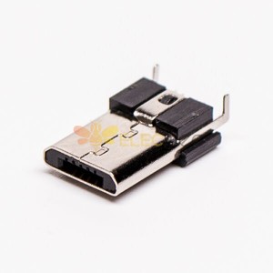 PCB용 마이크로 USB 남성 커넥터 R/A DIP 5 핀 유형 B