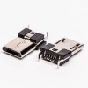 Micro USB Stecker R/A DIP 5 Pin Typ B Für Leiterplatte