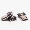 Micro USB Stecker R/A DIP 5 Pin Typ B Für Leiterplatte