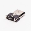 Conector micro USB macho R/A DIP 5 pinos tipo B para PCB 20 unidades