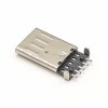 Micro USB Type B Connector Right Angle Male SMD pour PCB Mount
