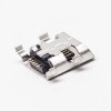Micro USB тип B Женский офсетный тип SMT для монтажа на печатной плате 20 шт.
