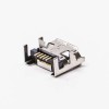 USB Micro B Female SMT Straight DIP 7.15 5 Pin for Phone 20pcs