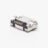USB Micro hembra 5 pines SMT tipo 180 grados para montaje en placa CI