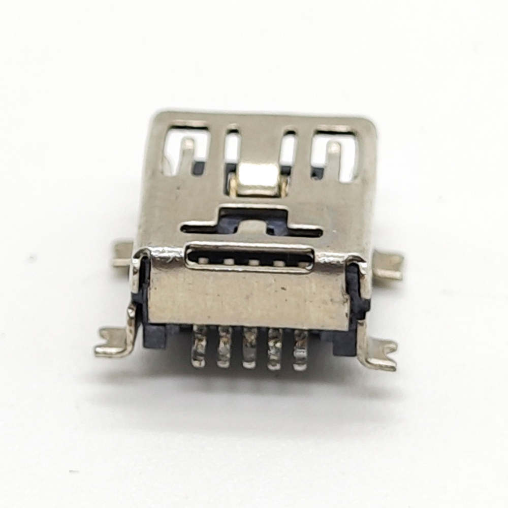 USB صغير أنثى لوحة جبل 90 درجة SMT نوع B موصل 20 قطعة