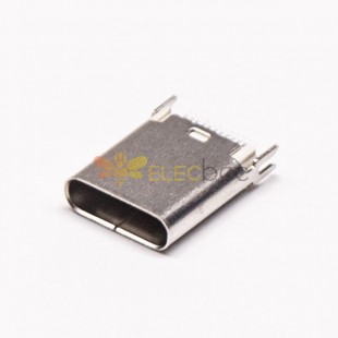 10pcs Type C 24 Pin Socket Straight 180 Degree Through Hole for PCB Mount Normal packing