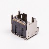 10pcs Tipo C Conector hembra SMT en ángulo recto para montaje en placa CI Embalaje de carretes
