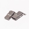 10pcs Tipo C Shell Conector USB recto Embalaje de carretes