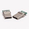 10pcs Tipo C Recto Macho Rápido PCB Montaje CONECTOR USB3.0 Embalaje de carretes