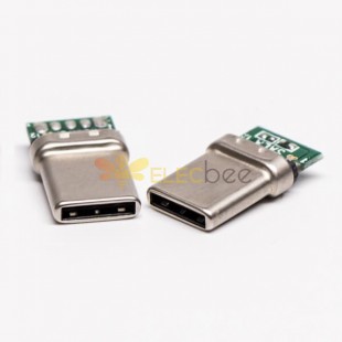 10pcs Type C Straight Quick Male PCB Mount USB3.0 Connector Normal packing